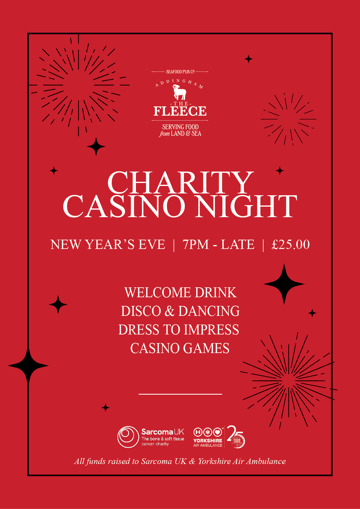 NYE CHARITY CASINO NIGHT
