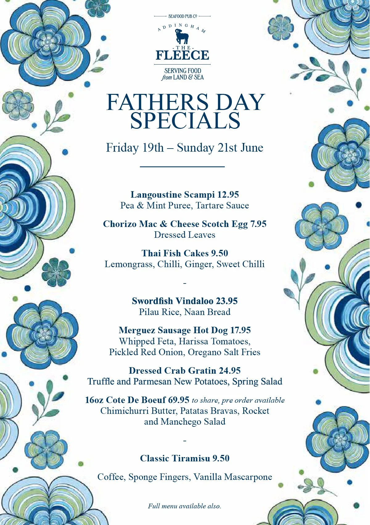 Fathers Day Specials