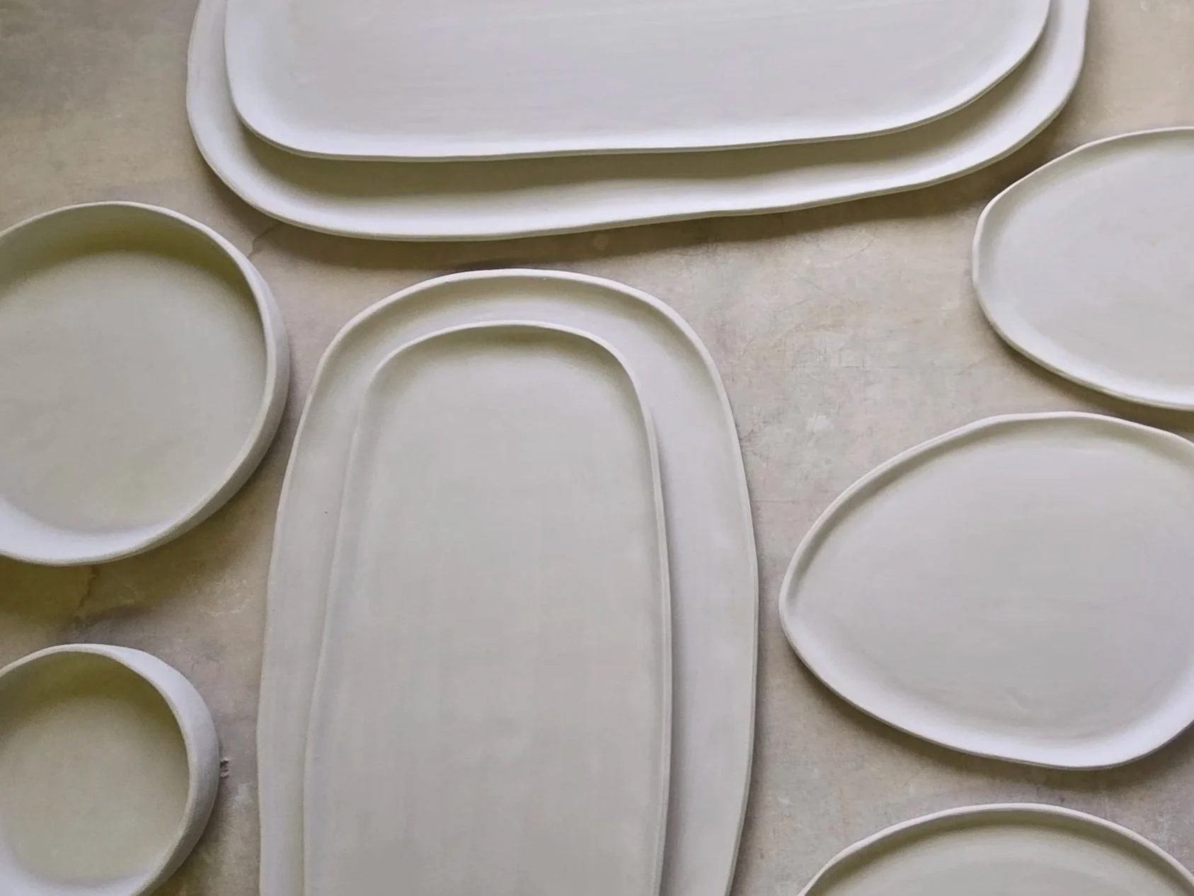 Pale Form Serveware
