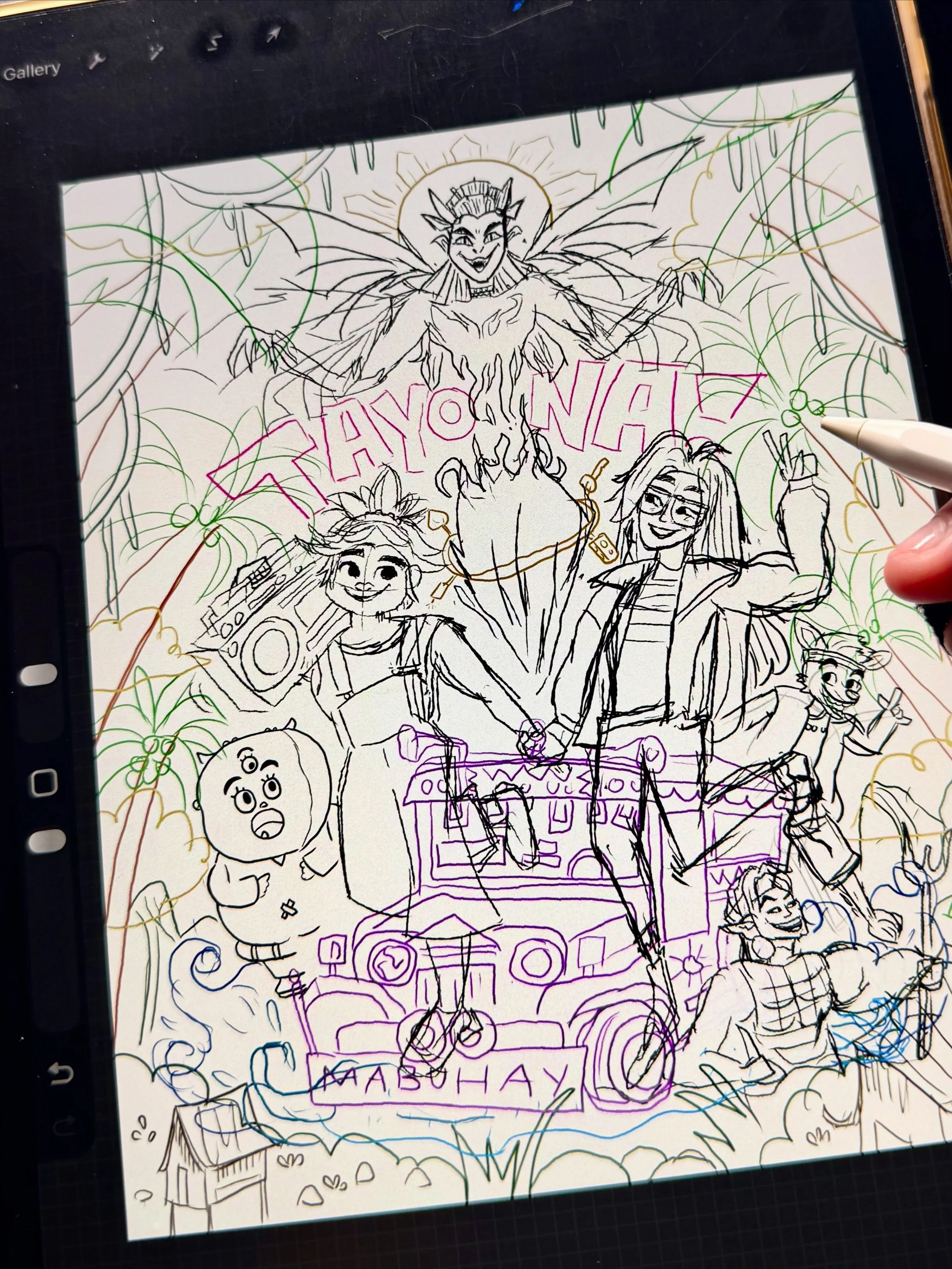 Forgotten Island fanart is inevitable 🫶 Will color this some other time. BRB! @forgottenislandmovie 

#forgottenisland #forgottenislandfanart