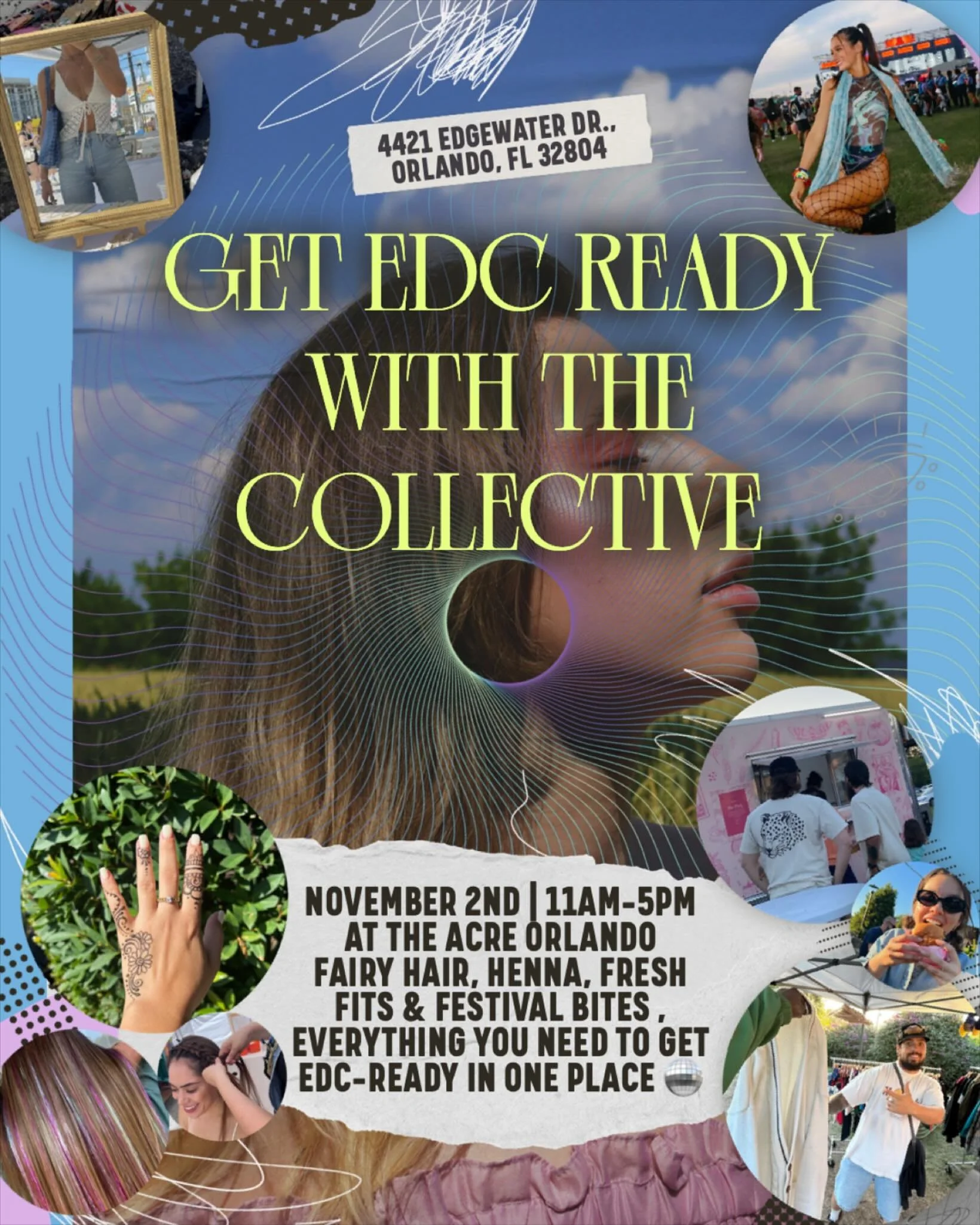 Calling all foodies, festival babes &amp; sparkle lovers! 💖🎧
Collective Corner Day Fest is serving up @thepinksalamander burgers, a full bar, fairy hair, henna, DJ vibes &amp; all the must-have festival finds to get you glowing for EDC.
📅 Sunday, 