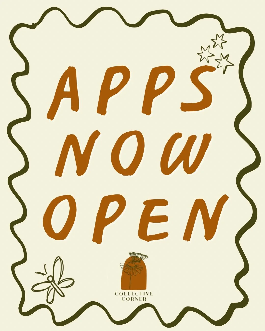 ATTENTION VENDORS &mdash; 2026 SEASON KICKOFF! ✨
Our Jan&ndash;Feb 2026 markets are officially open for applications!
Head to the link in our bio to apply, and be sure to submit a separate application for every market you want to join. 

*Please note