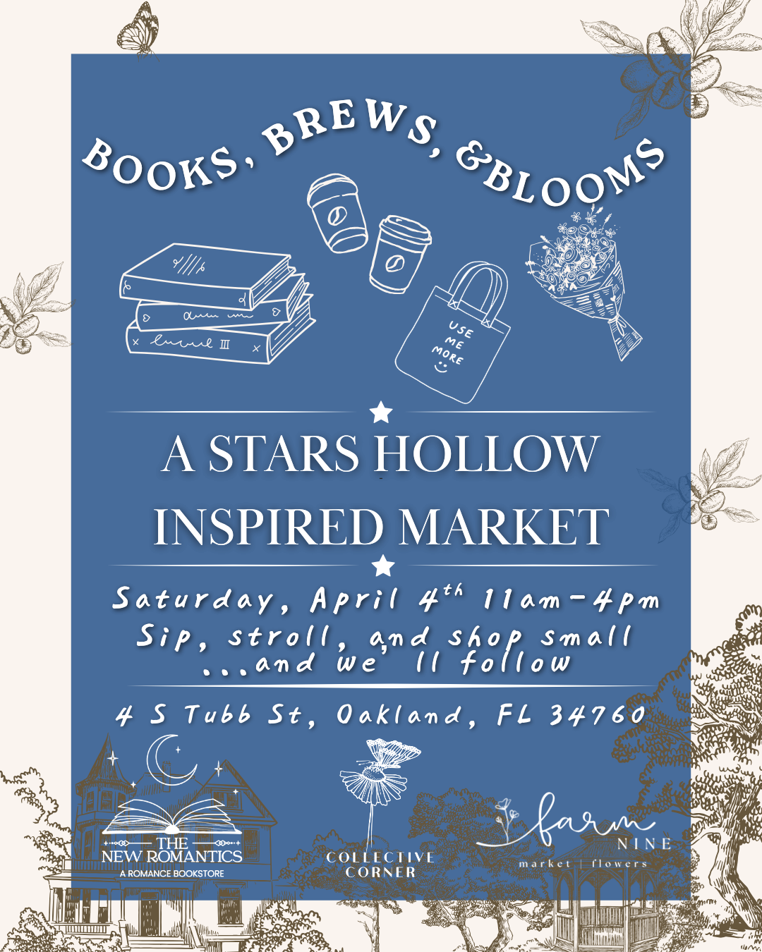 Book, Brews &amp; Blooms @ Farm Nine