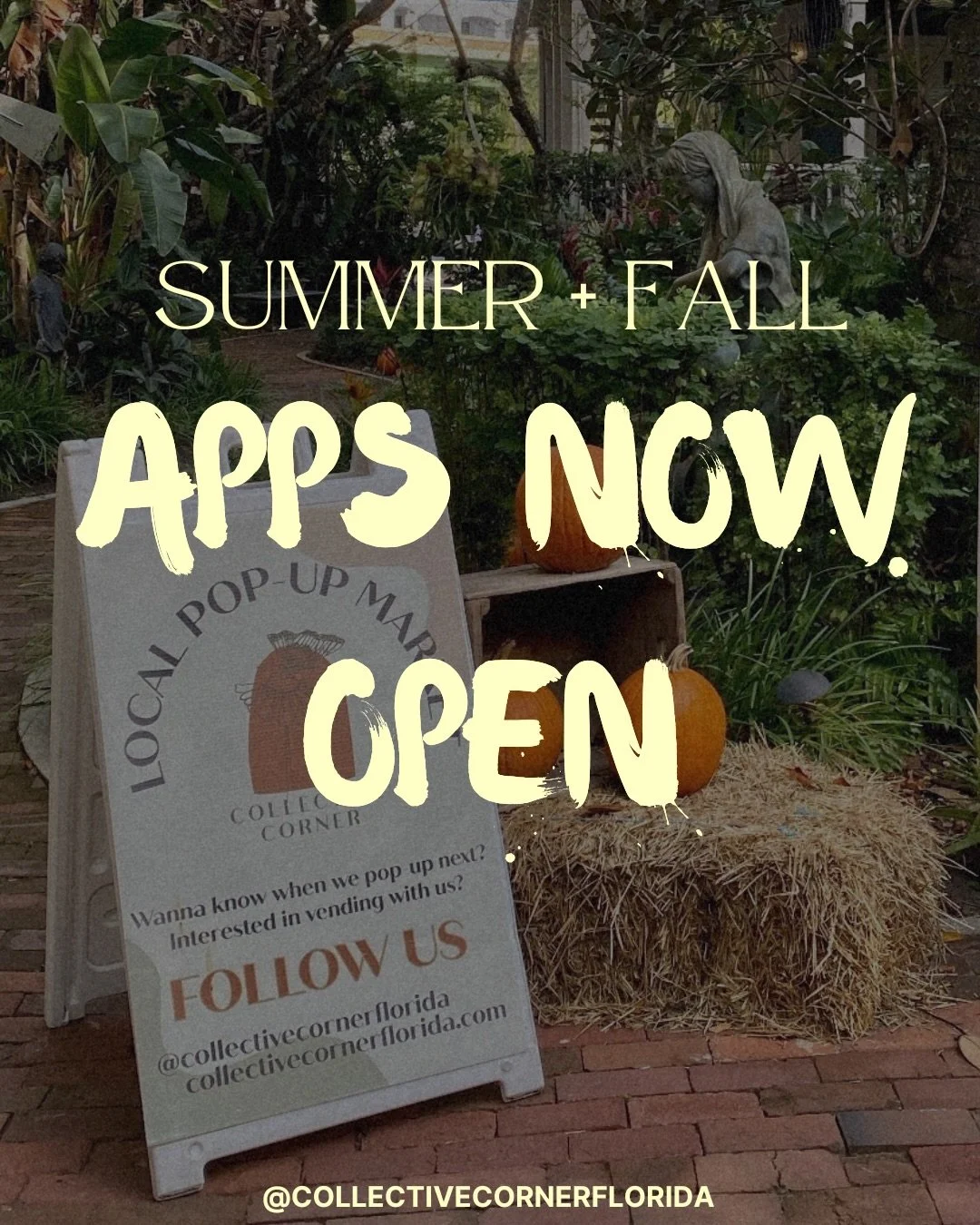 Fall is officially entering the chat 🍂 😗🎃🧛🏻🐺
✨ Applications for our upcoming fall season are NOW OPEN, and if summer is more your vibe, June&ndash;August dates are still accepting vendors too! From our Retro Rewind evening series to some of our
