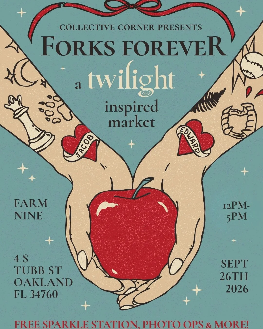 Central Florida Twihards, we&rsquo;re back for another year &amp;  yes, we&rsquo;re still unconditionally and irrevocably obsessed&hellip;🩸🌲✨

What&rsquo;s awaits you in Forks &ndash;

🍎 A curated lineup of local vendors with Twilight-inspired mer