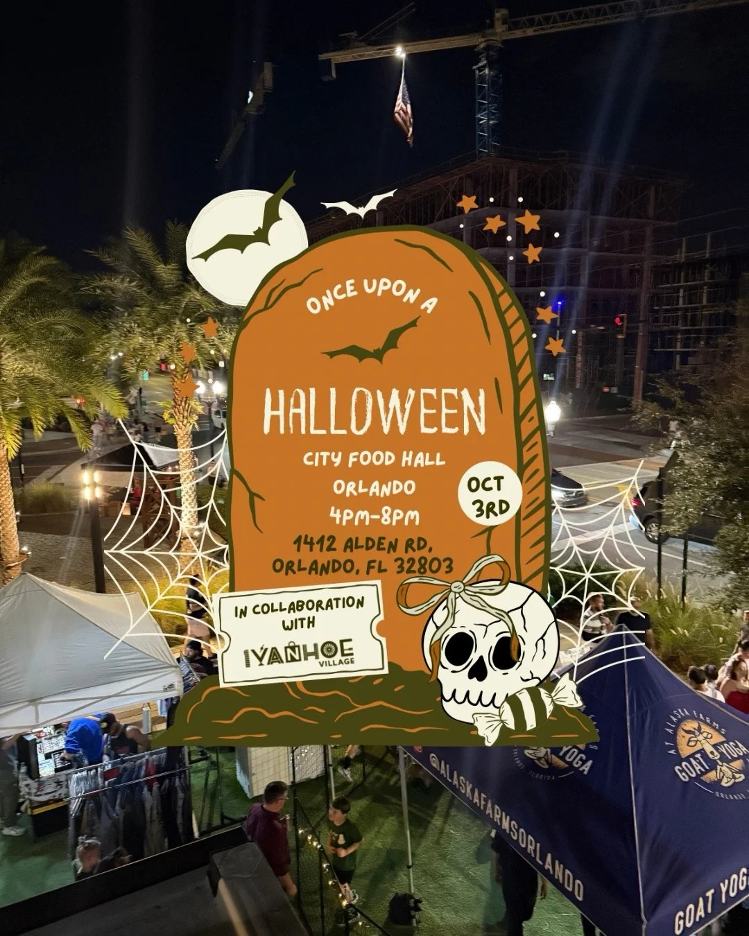 Spooky season starts THIS SATURDAY, Oct. 3rd!🎃

We&rsquo;re kicking off our first Halloween market of the season in @ivanhoevillage ! Come shop with us outside @cityfoodhallorlando from 4-8 PM, then stick around because the Potion Walk + Ivanhoe Vil