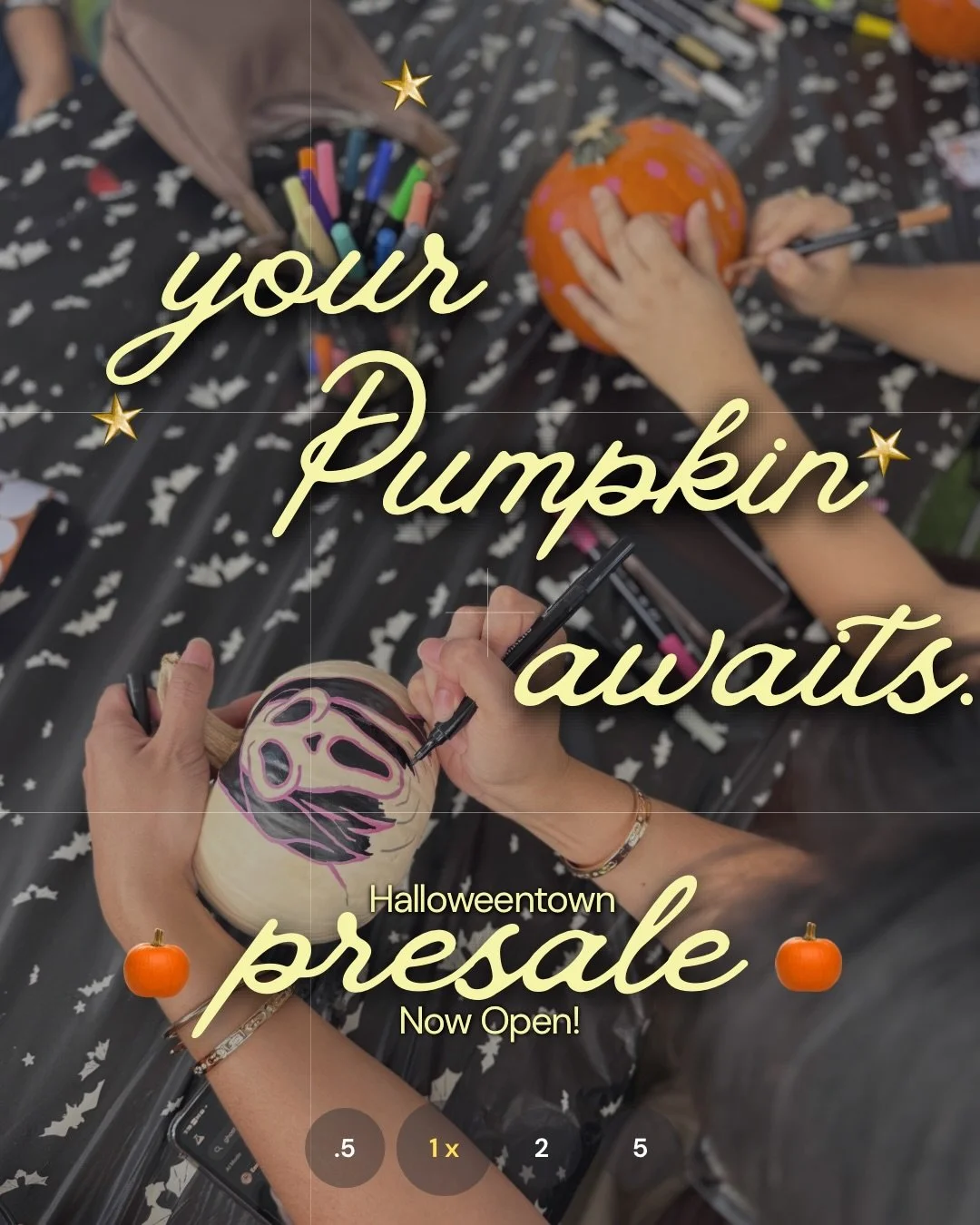 🎃 Pumpkin painting is back, and pre-sales are officially OPEN!

Grab yours now through the link in bio on the @collectivecornerflorida page!

We&rsquo;ll have paint pens, brushes, and stickers for the little ones, too! Pre-sale guarantees you&rsquo;