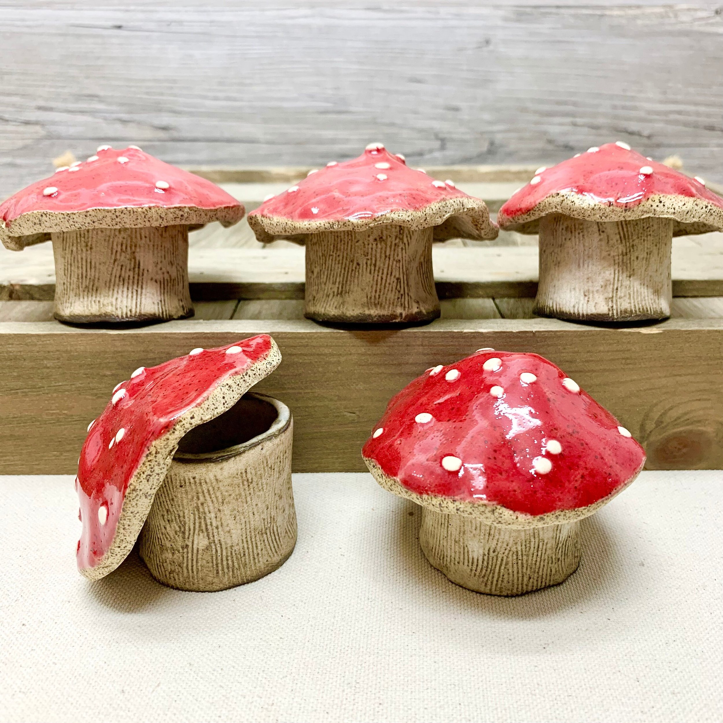 Mini Mushroom Jars