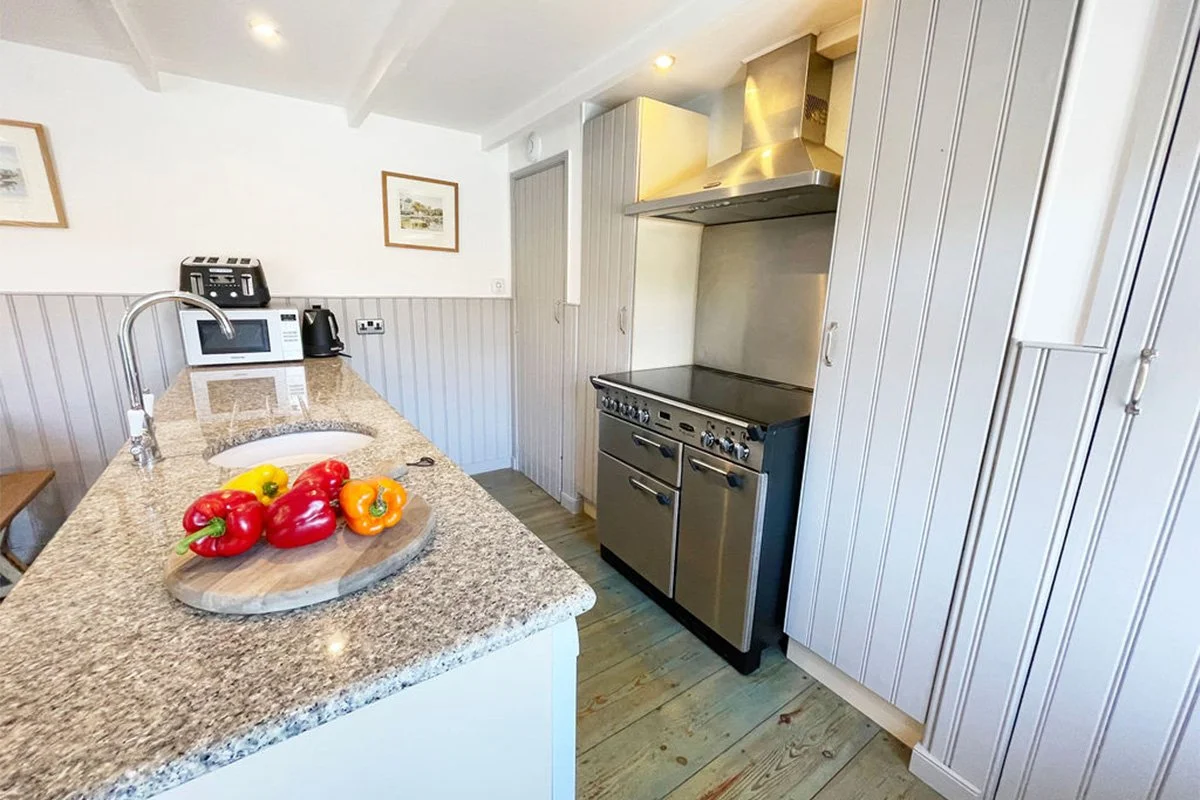 kitchen at the rockies in Port Gaverne