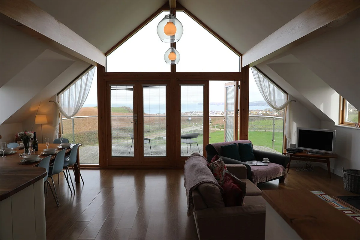 ocean view from north light holiday let in Port Isaac