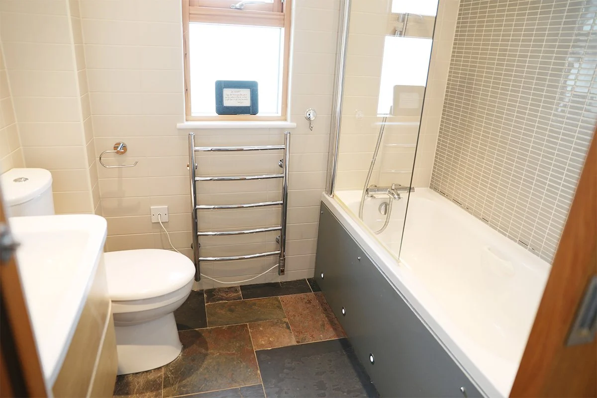 bathroom at north light holiday let in Port Isaac