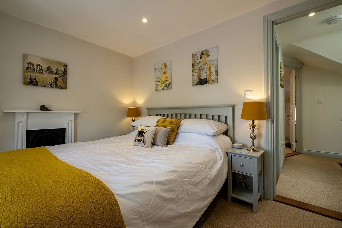bedroom at gulls roost in Port Isaac