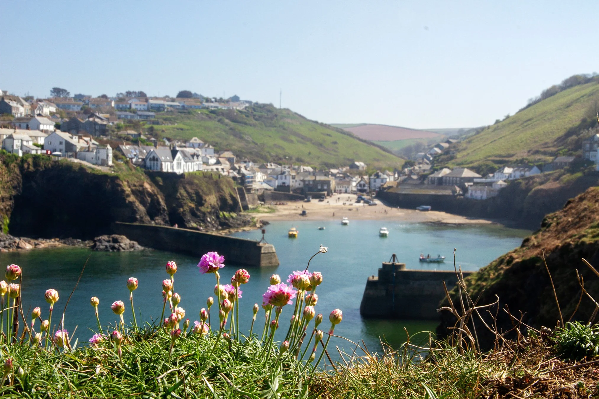 Port Isaac in Cornwall, the setting for Portwenn in the TV series Doc Martin