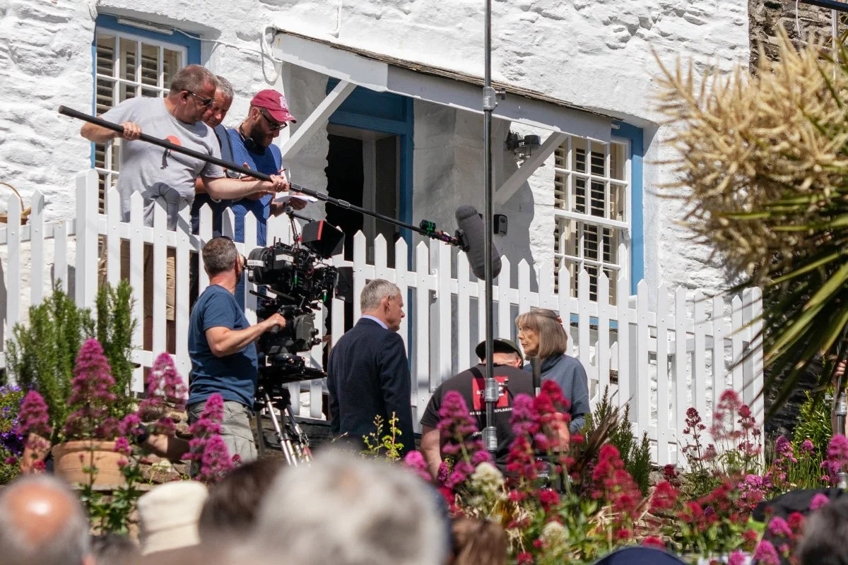 tv series doc martin being filmed in port isaac