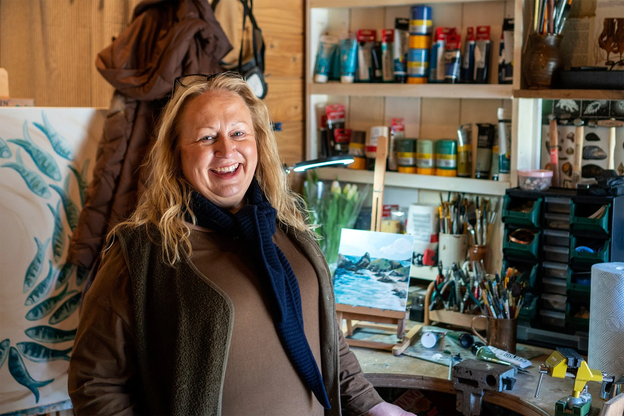 A Picture of Port Isaac: Artist Stacey Sibley