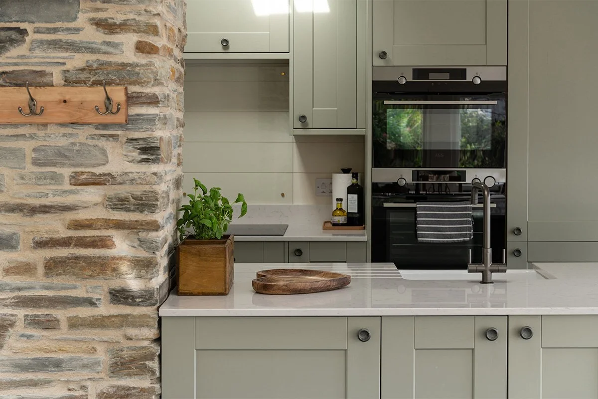 kitchen at the White House cottage in Port Isaac