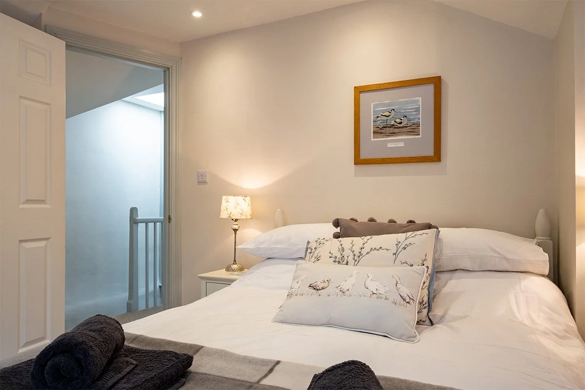 bedroom at gulls roost in Port Isaac