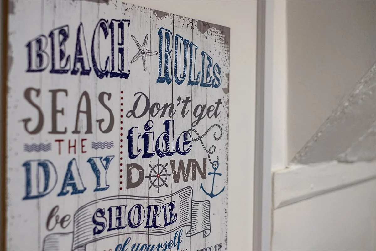 decoration at mobray in port Isaac