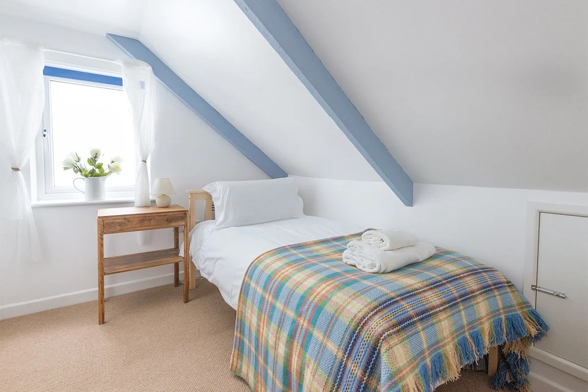 single bedroom at tregenna holiday let in Port Isaac