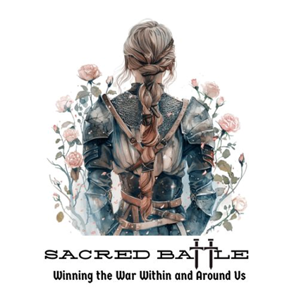 Close-up of sheet music with dots and lines, overlaid with the text "Sacred Songs, Psalms for Every Season, NGC Women's Retreat, March 7-9, 2025."