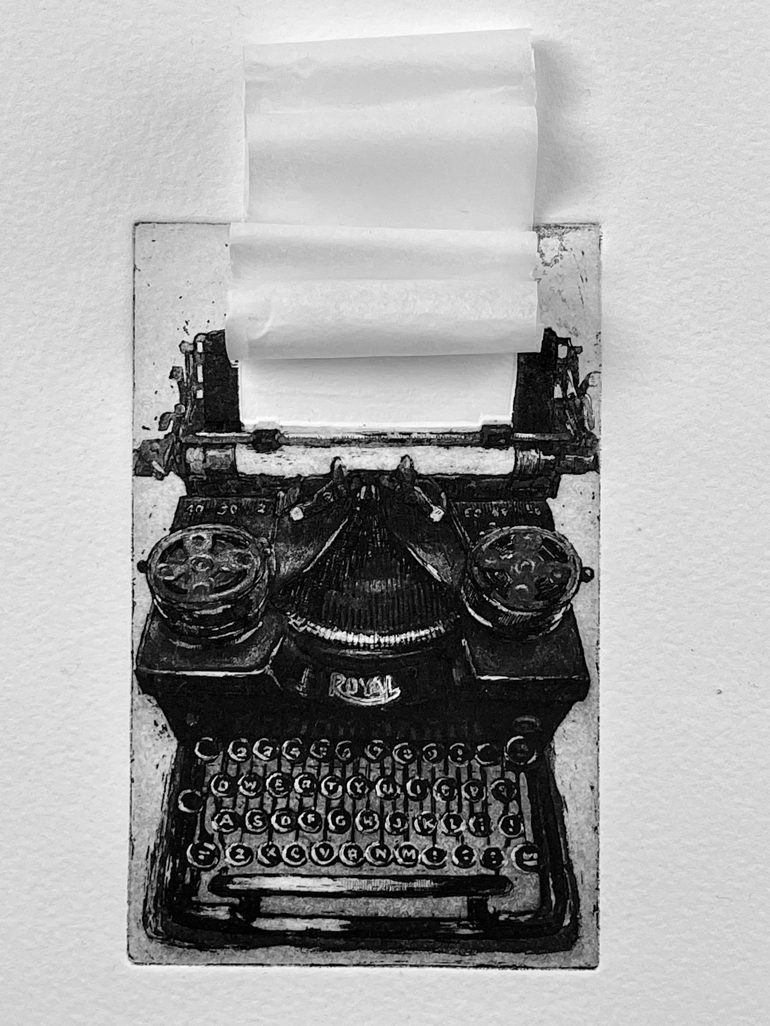 Write me! Etching with aquatint. by Antonia Enthoven