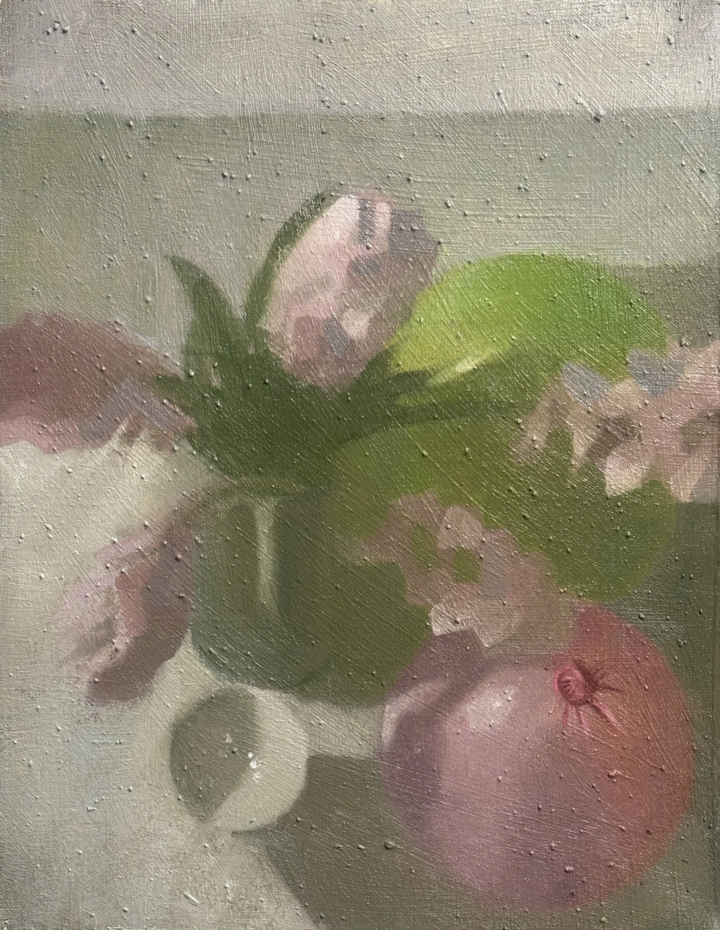 Michelle Maddox, Composition in Pink and Green, 2026
