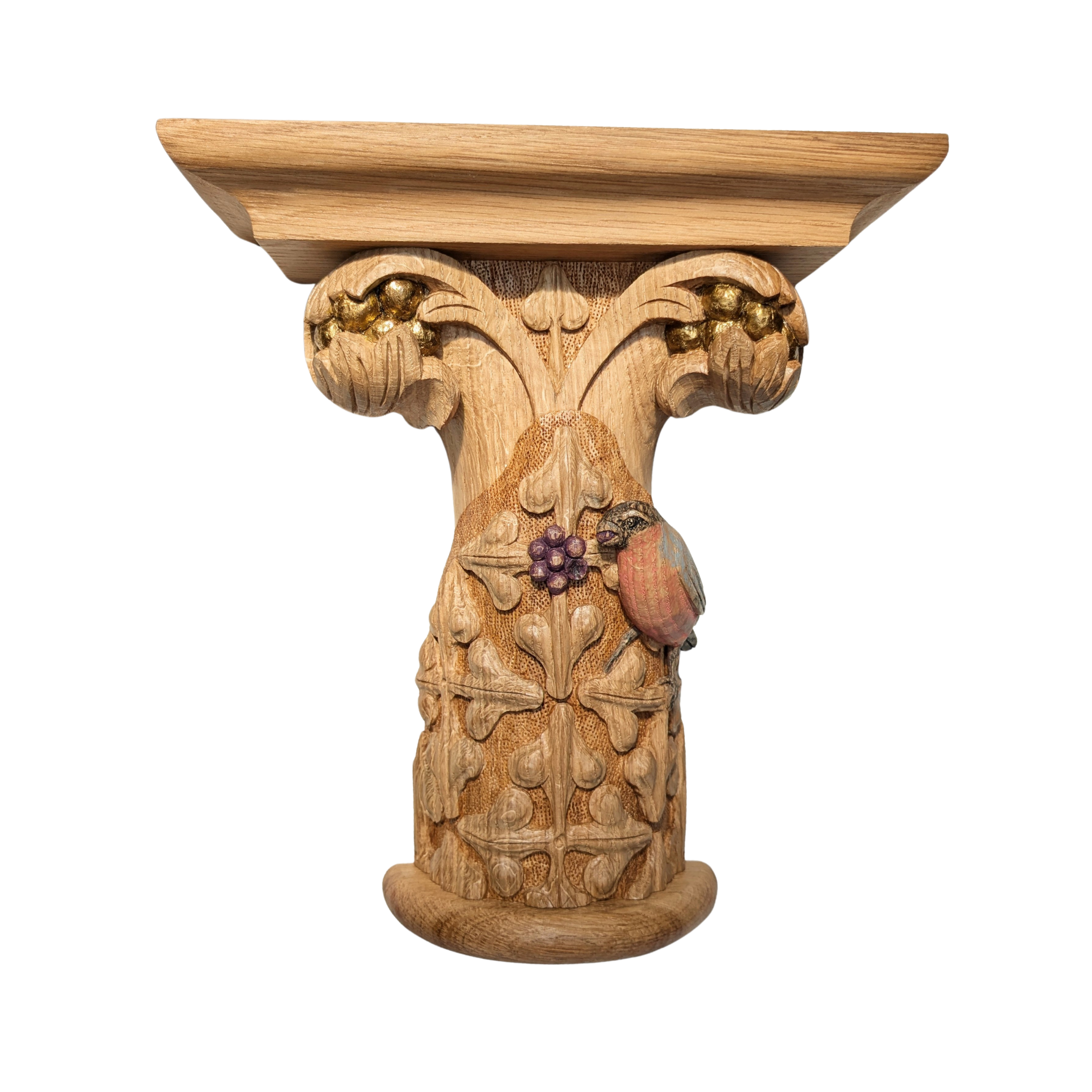 BULLFINCH ON A GOTHIC CAPITAL