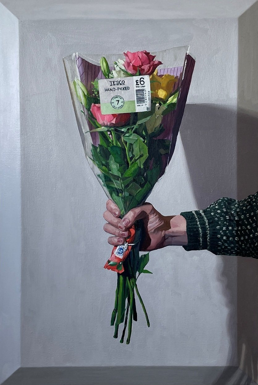 FLOWERS (TESCO) | Oil on Canvas | 64 x 43 cm | £900