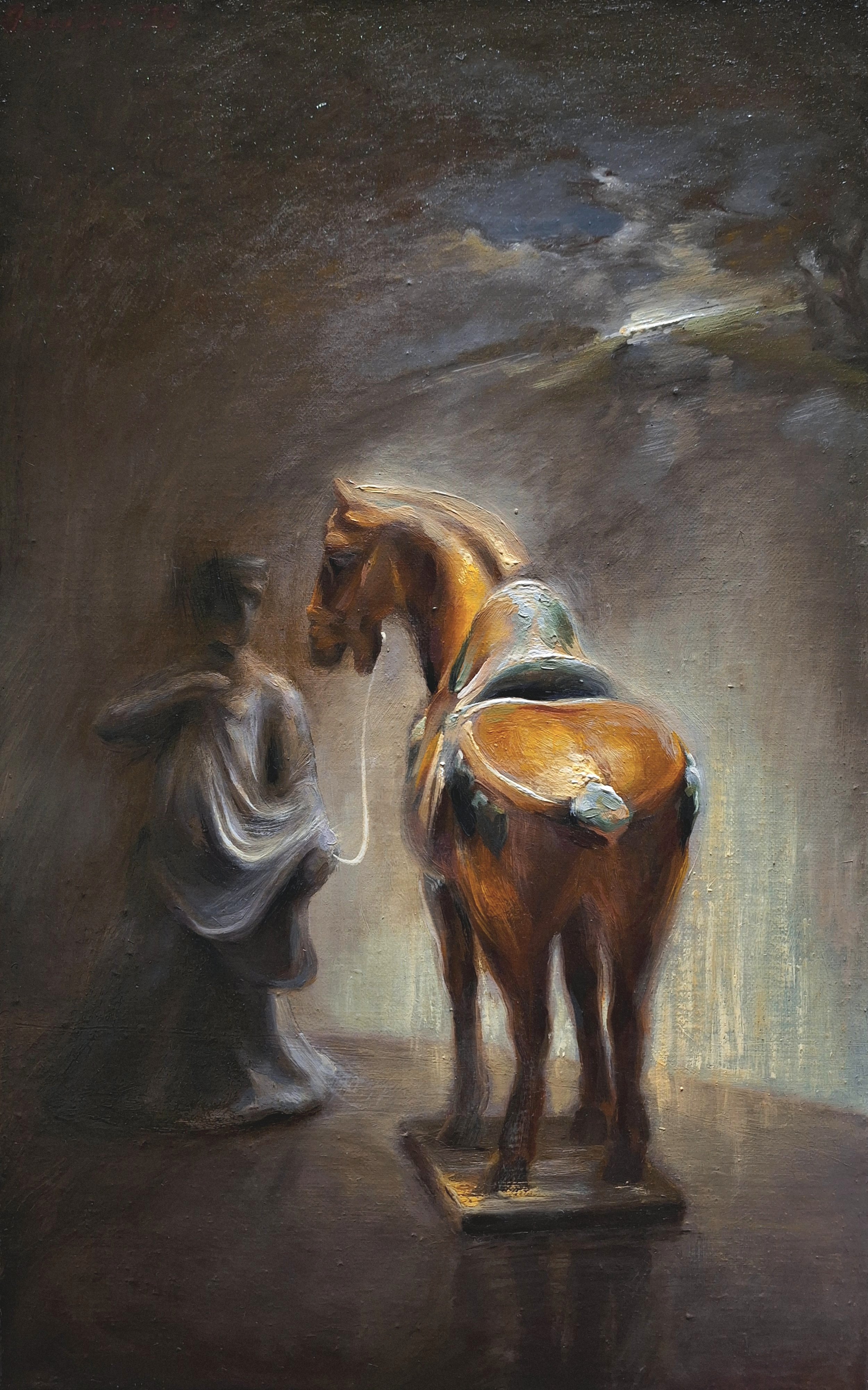MATOU SHEN | Oil on Canvas | 40 x 25 cm | £950