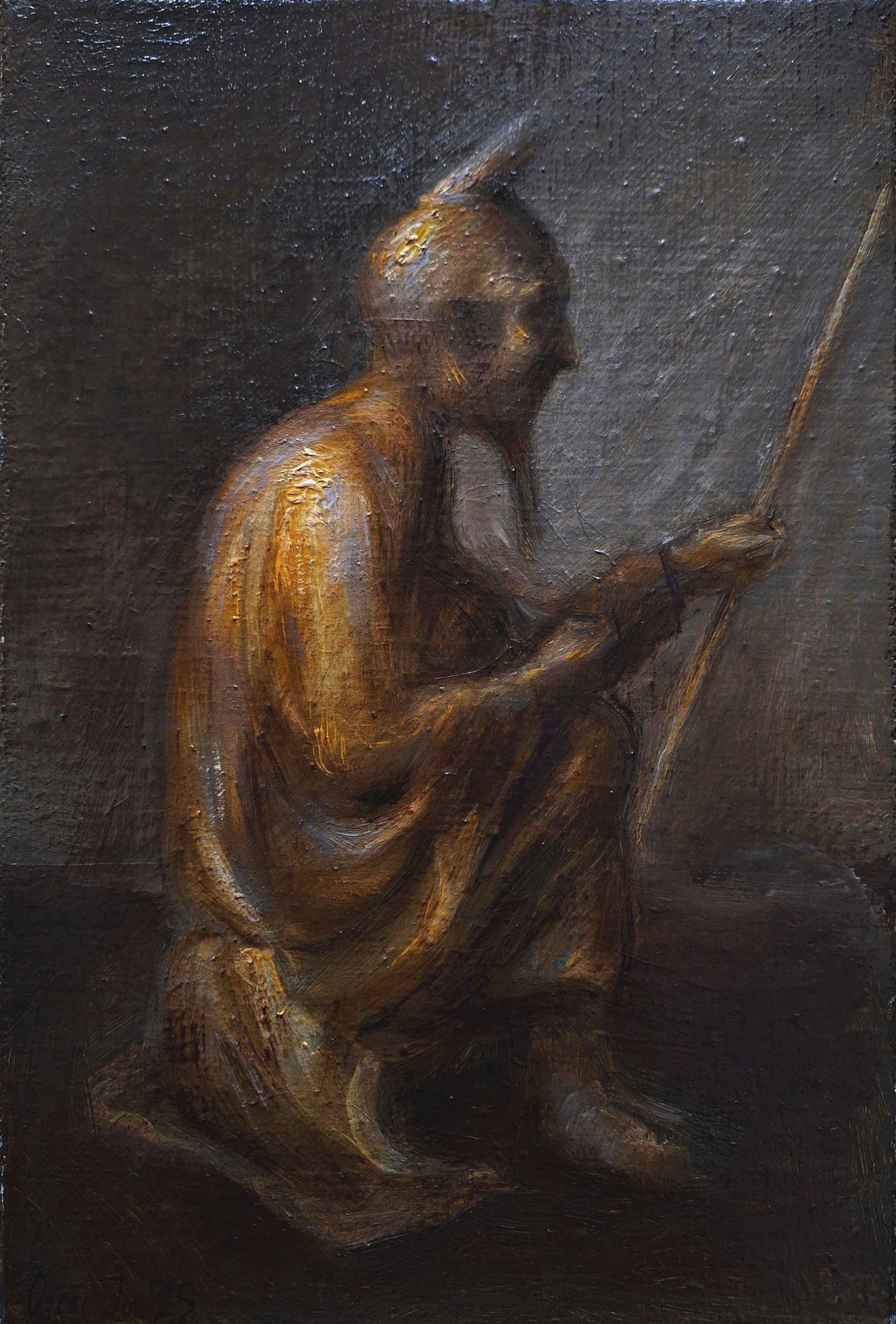PHILOSOPHER | Oil on Canvas | 20 x 30 cm | £450