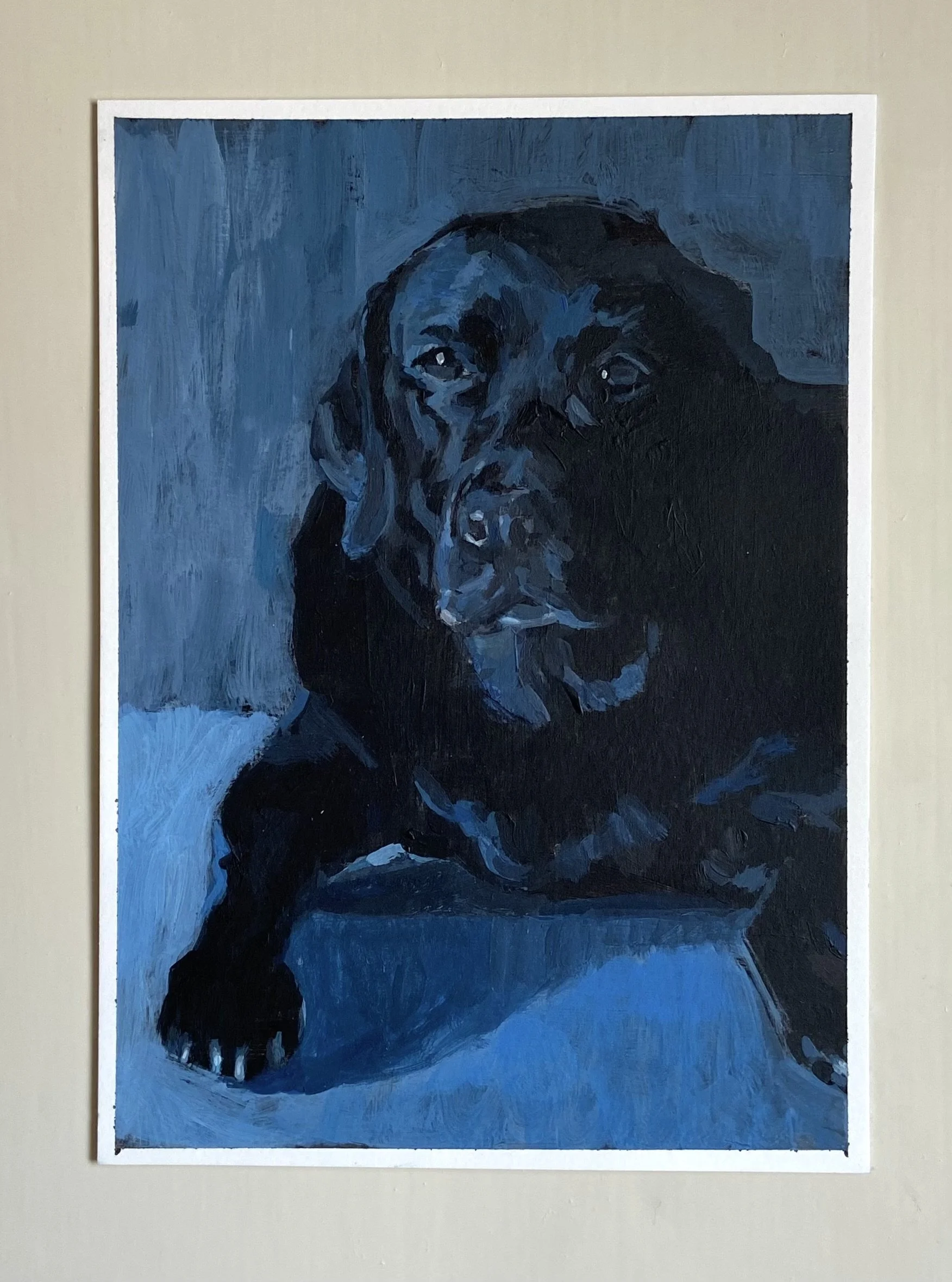 BLUE DOG II by Ally Hogan