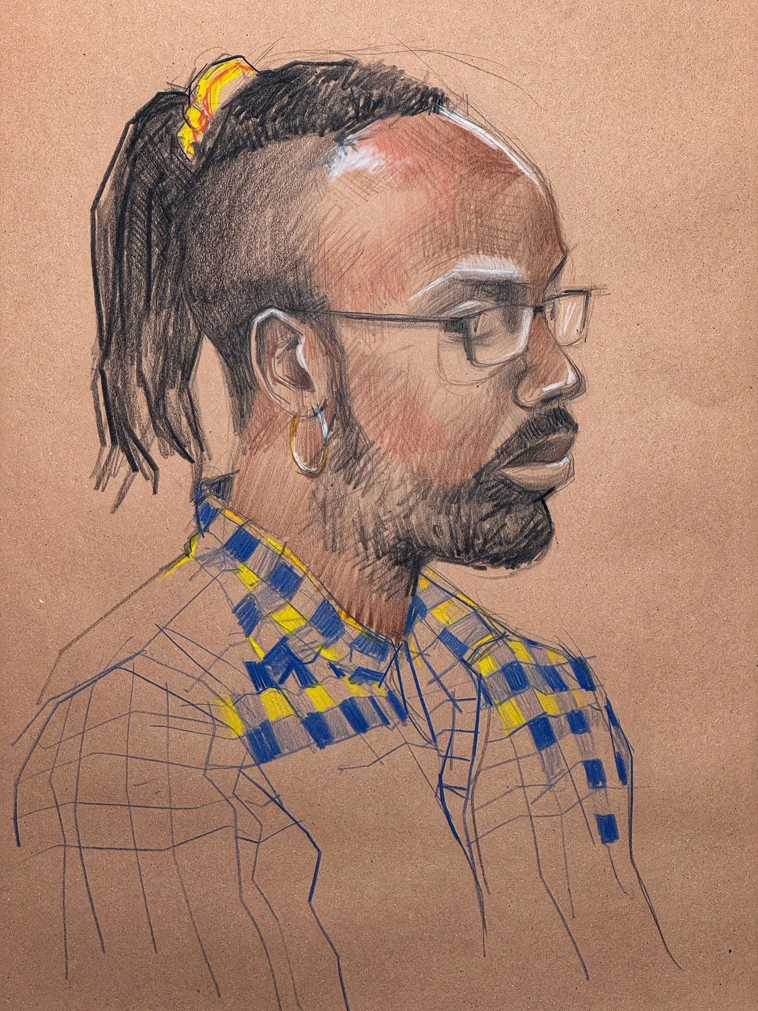 DWAYNE IN STUDIO 12 by Mark Woods
