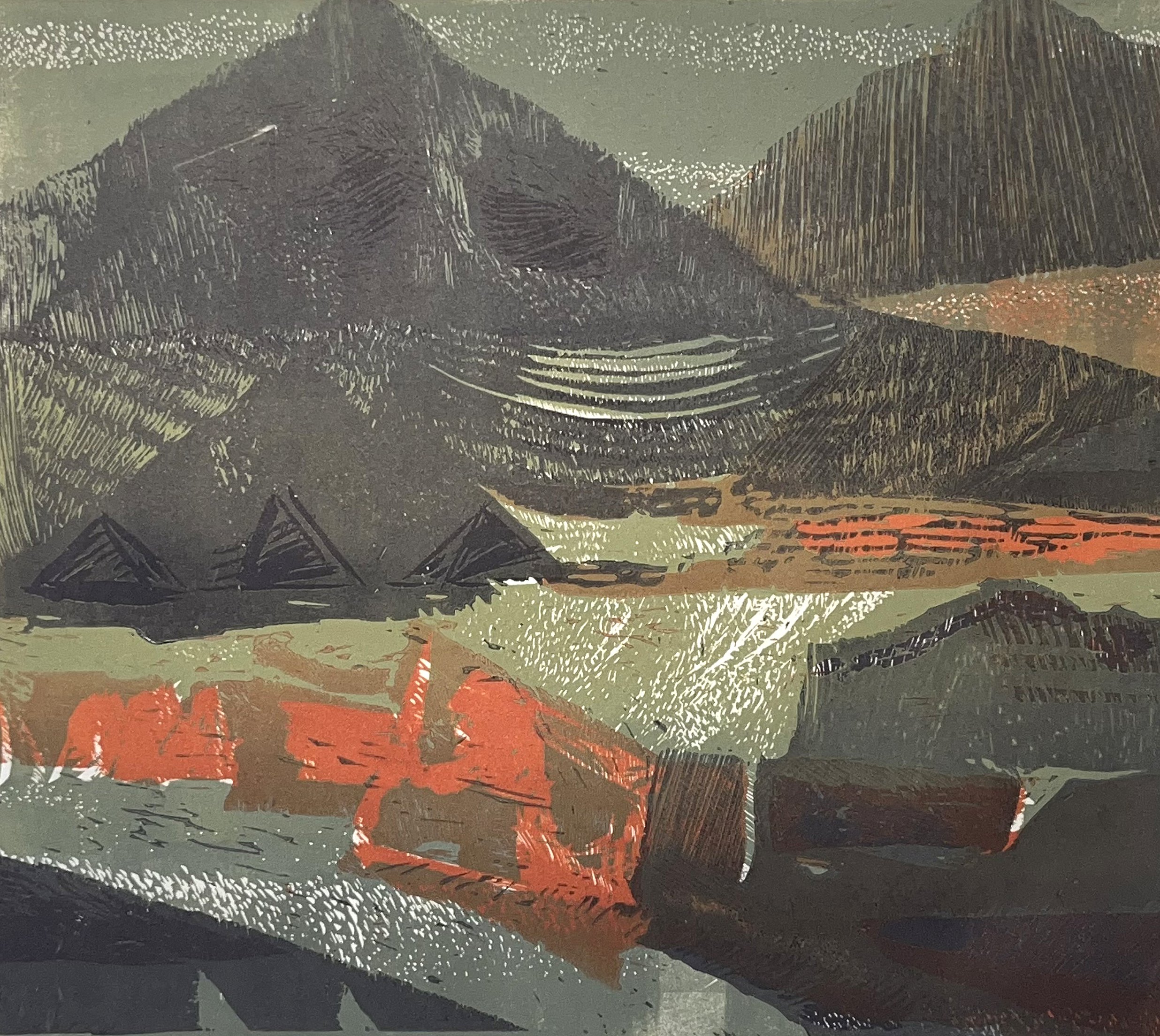 LAKE I | Linocut | 26 x 30 cm | £150