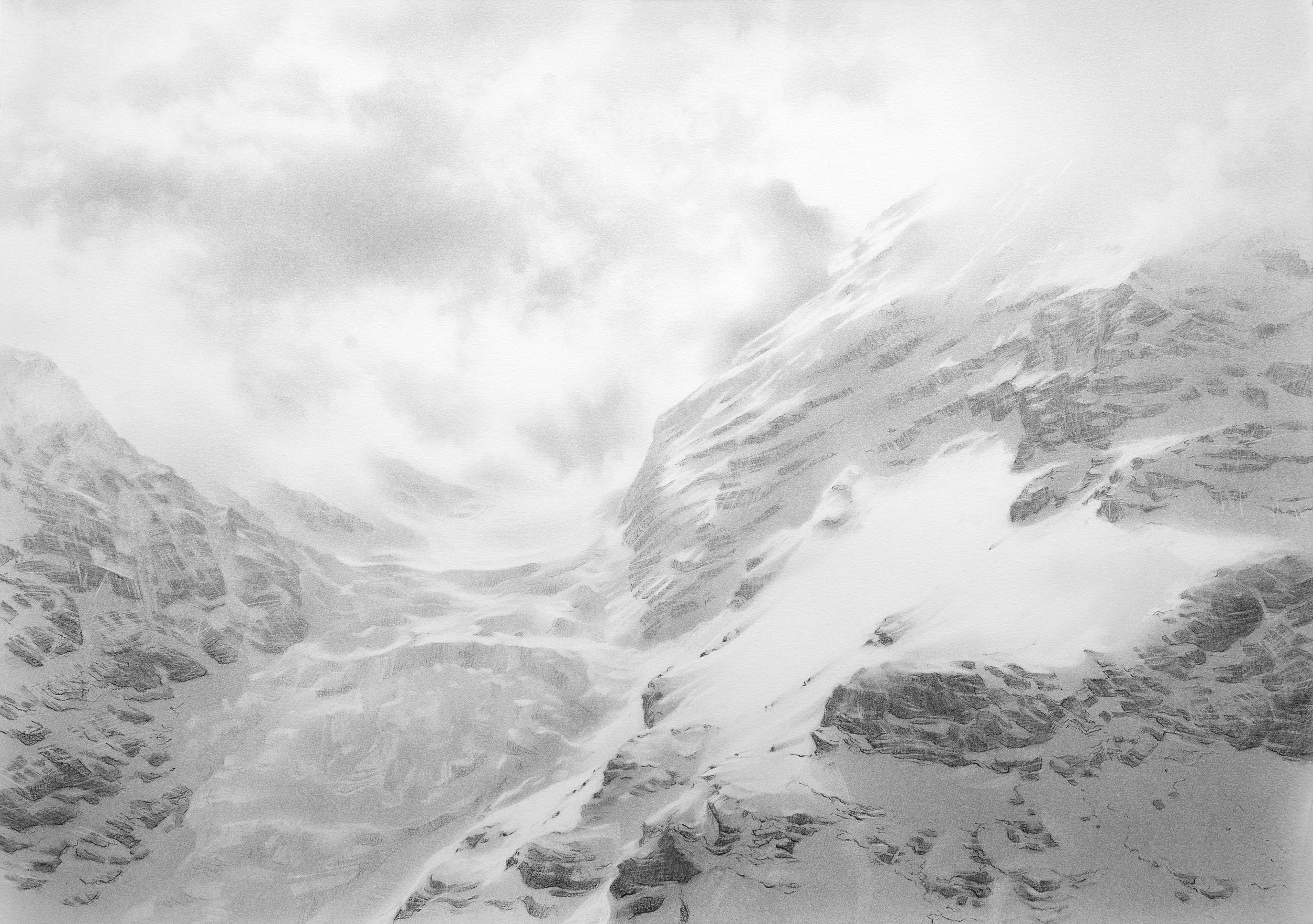 INTO THE CLOUDS (ZERMATT) by Sophie Coe