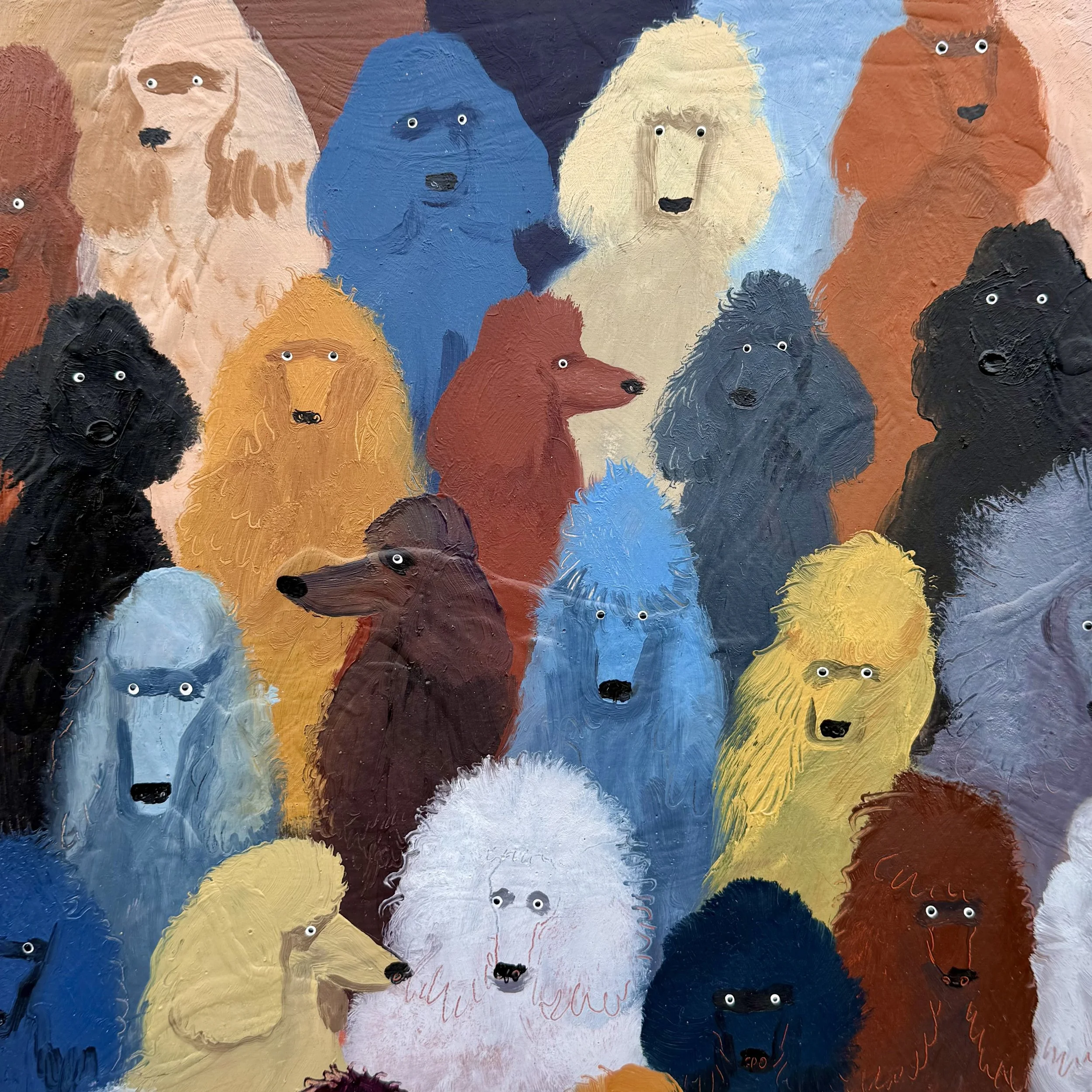 POODLE CROWD by Holly Frean