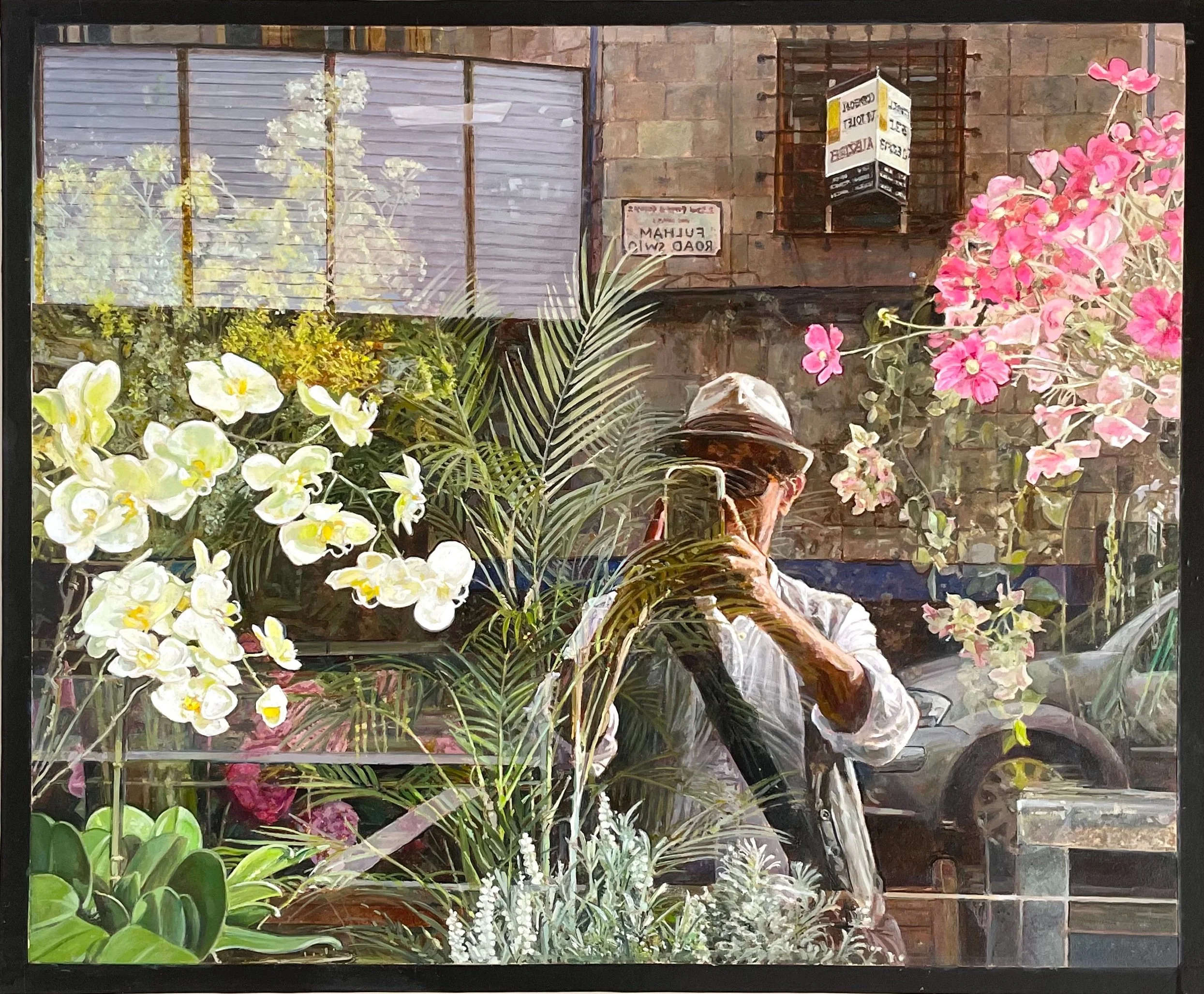 Roger Cromwell, Self Portrait in artificial landscape, 74535.jpg