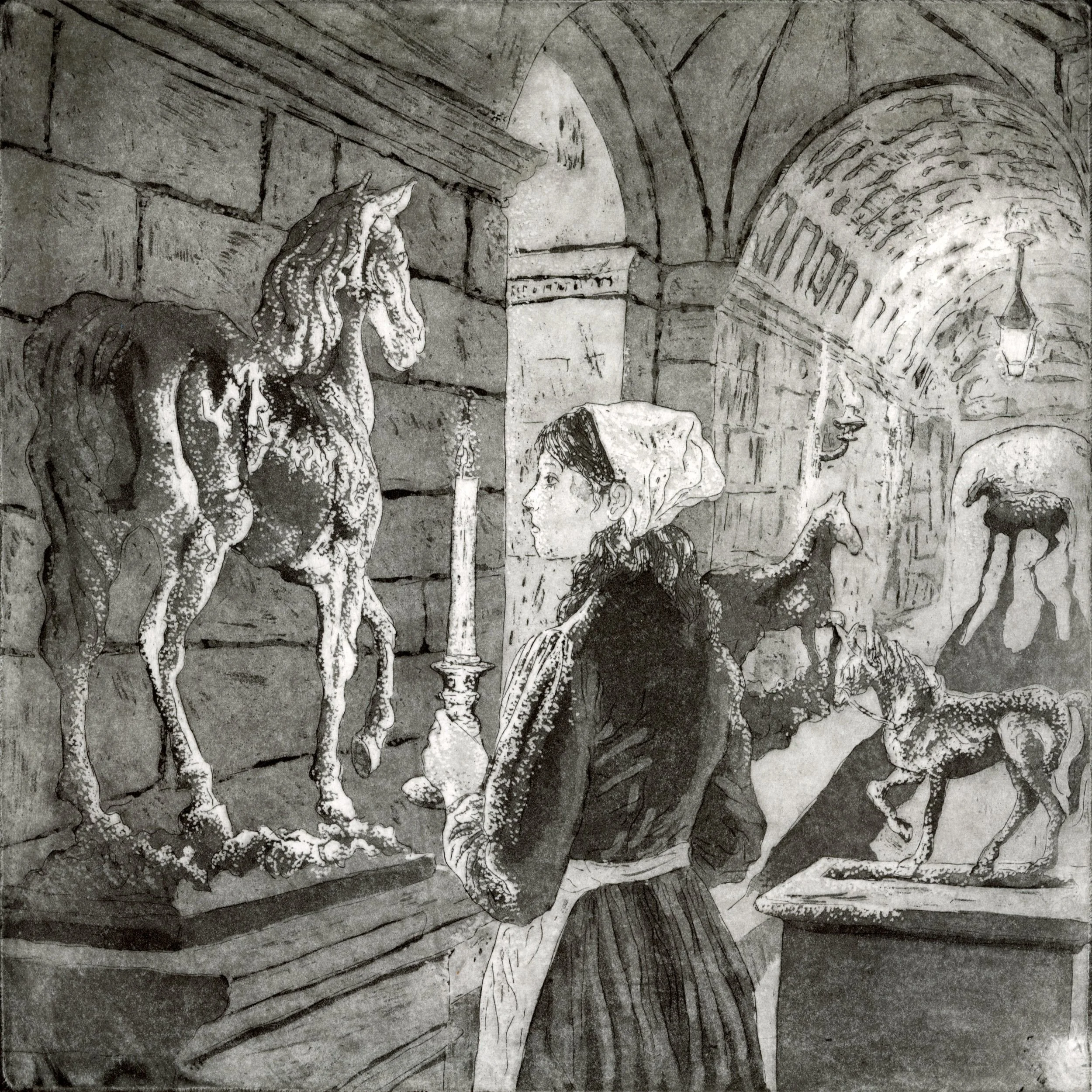 Chaoming Zheng, She keeps watch over their shadows, 74511.jpg