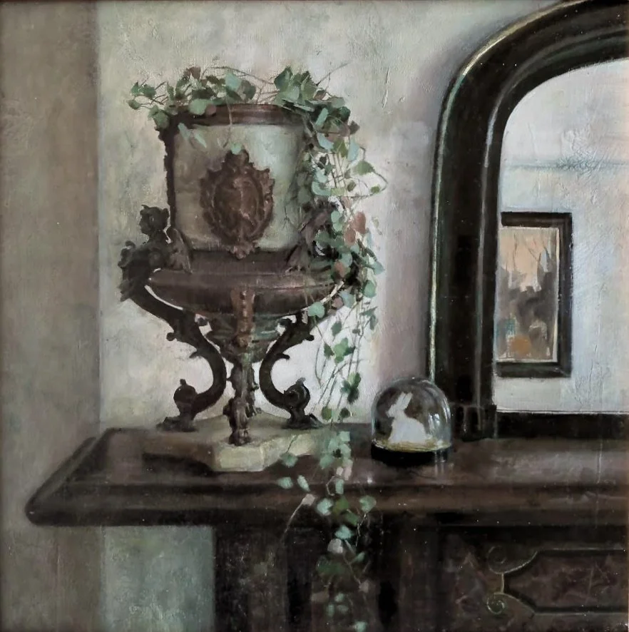 Helen Masacz, Urn and Hare, 73211.jpg