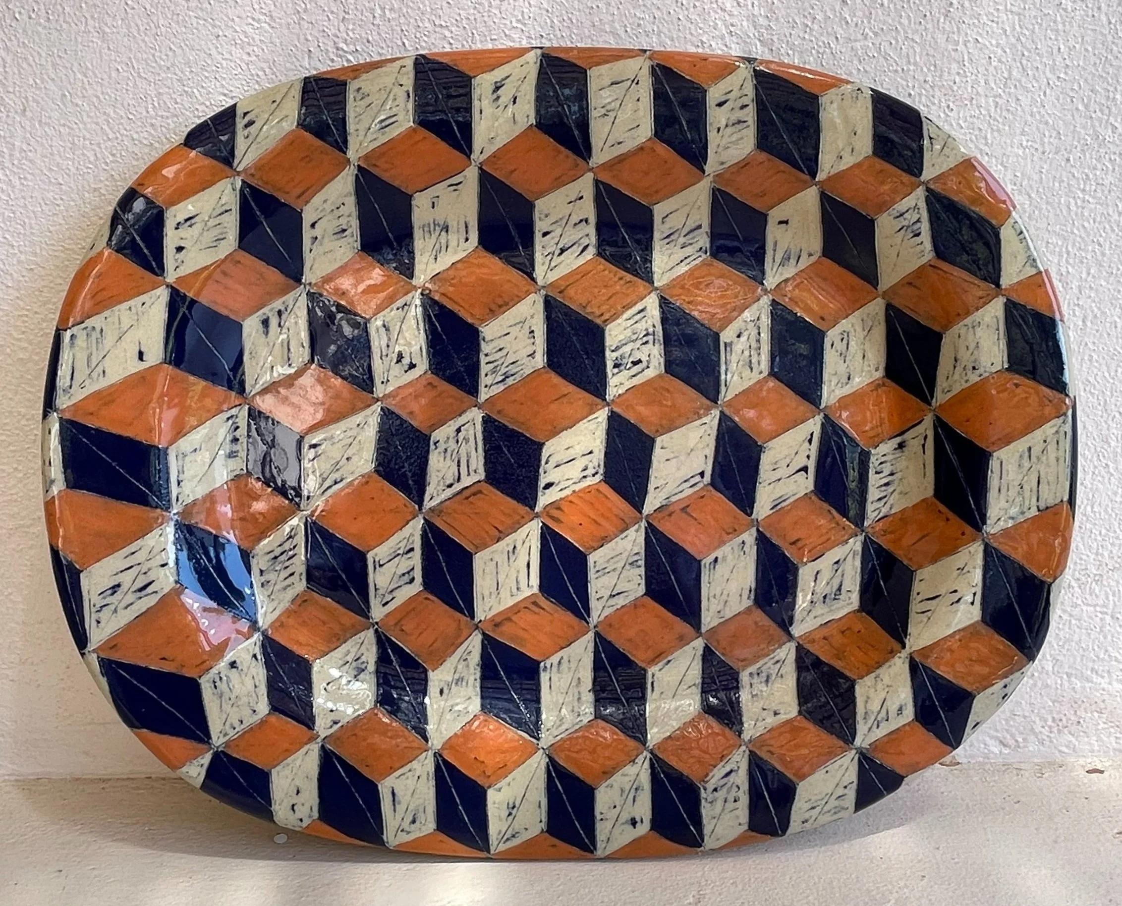 Hannah Watts, Square Eyed Ceramic Platter, 71985.jpg