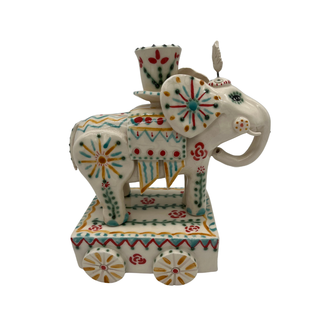 ELEPHANT CANDLEHOLDER