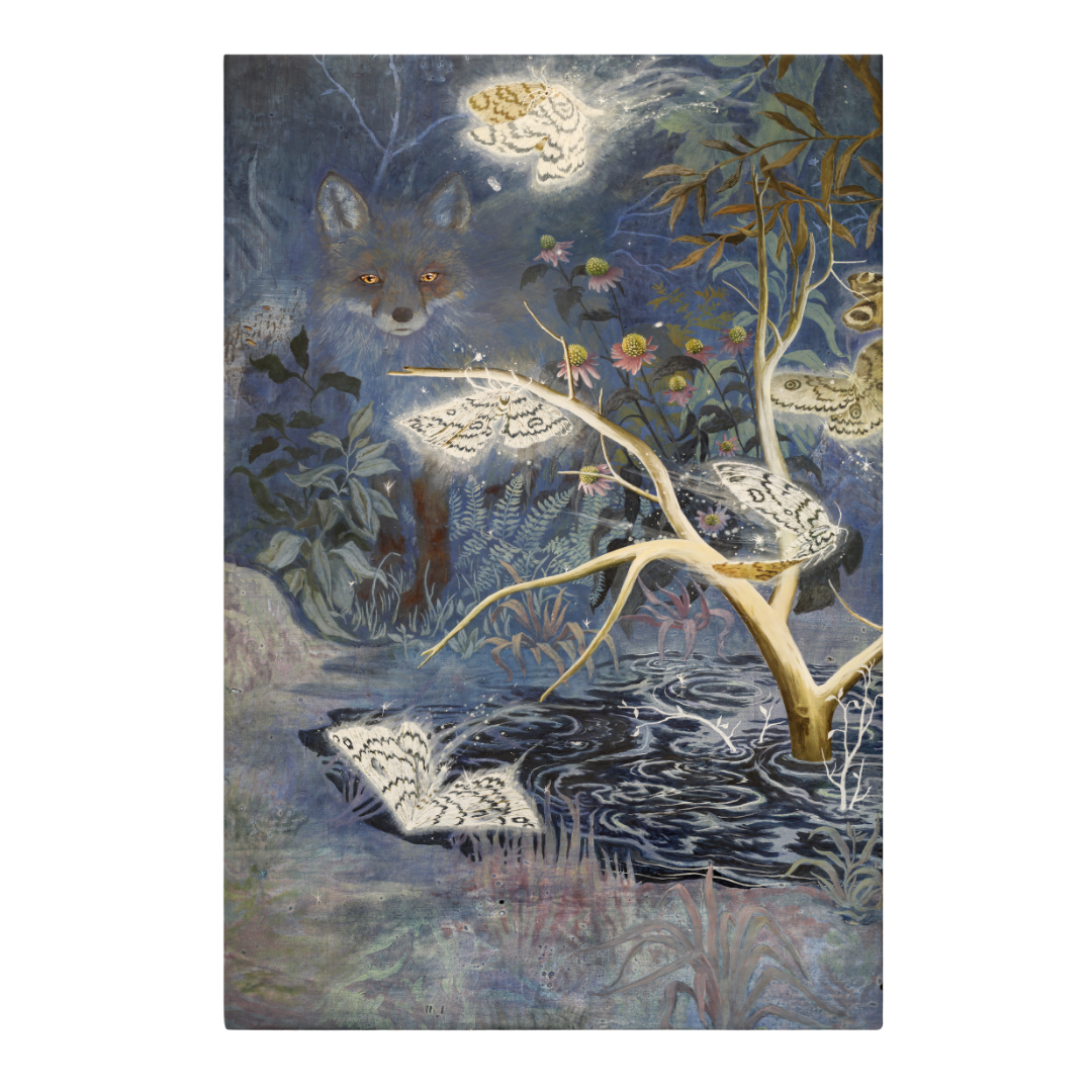 SILK MOTHS AROUND A LIMP TREE