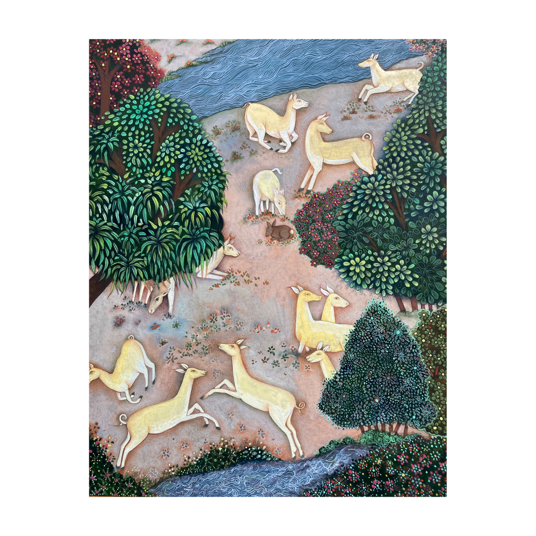 DEERS IN THE JUNGLE