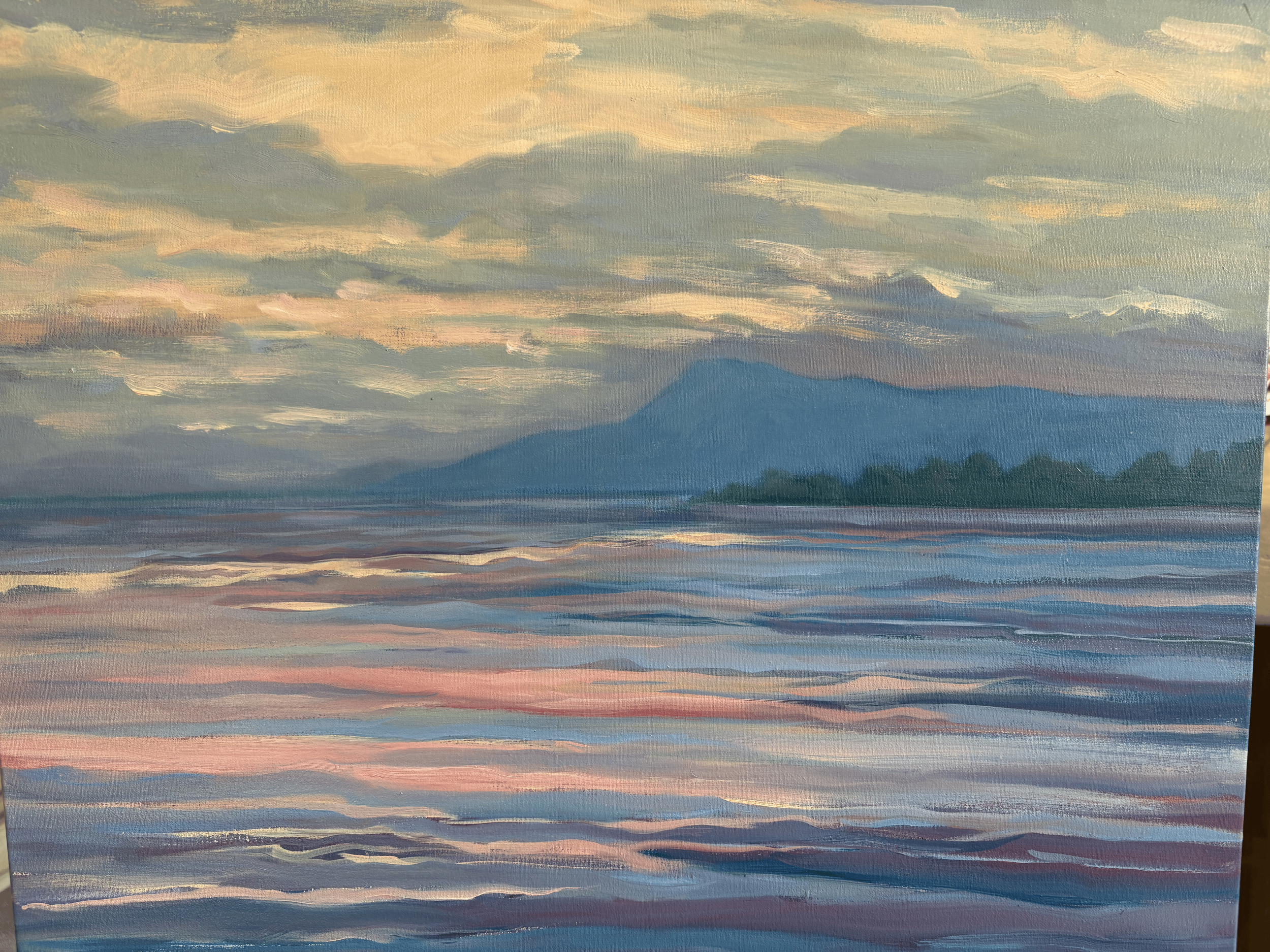 SUNSET ON THE ZAMBEZI | Oil on Canvas | 50 x 60 cm | £2500