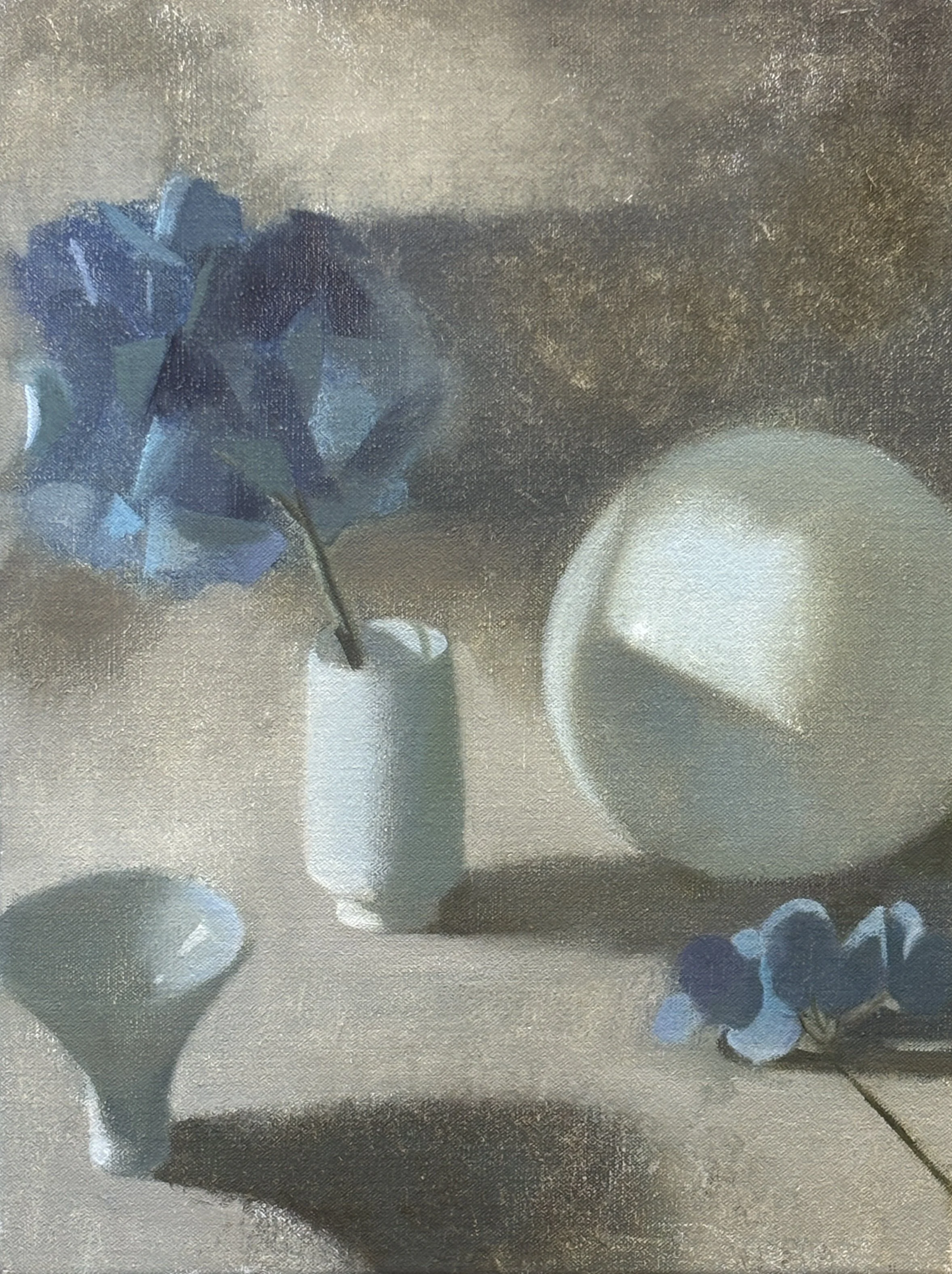 Michelle Maddox, Still Life with Flower, Balloon and Vessels, 2026