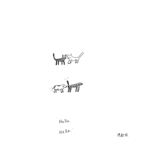 Hello. Hello. by Mike Nicholson