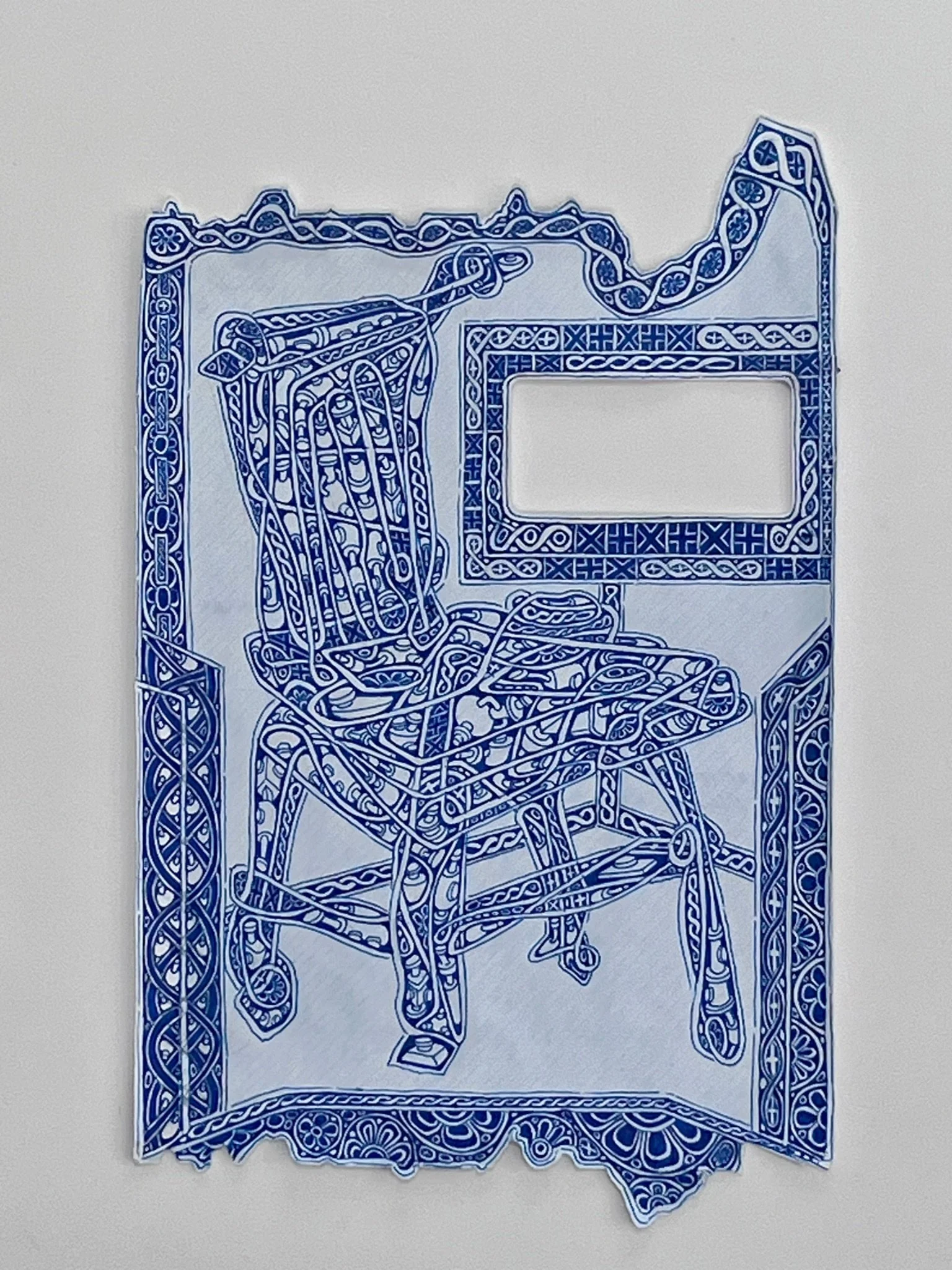 Moiré Chair by Gary Clough