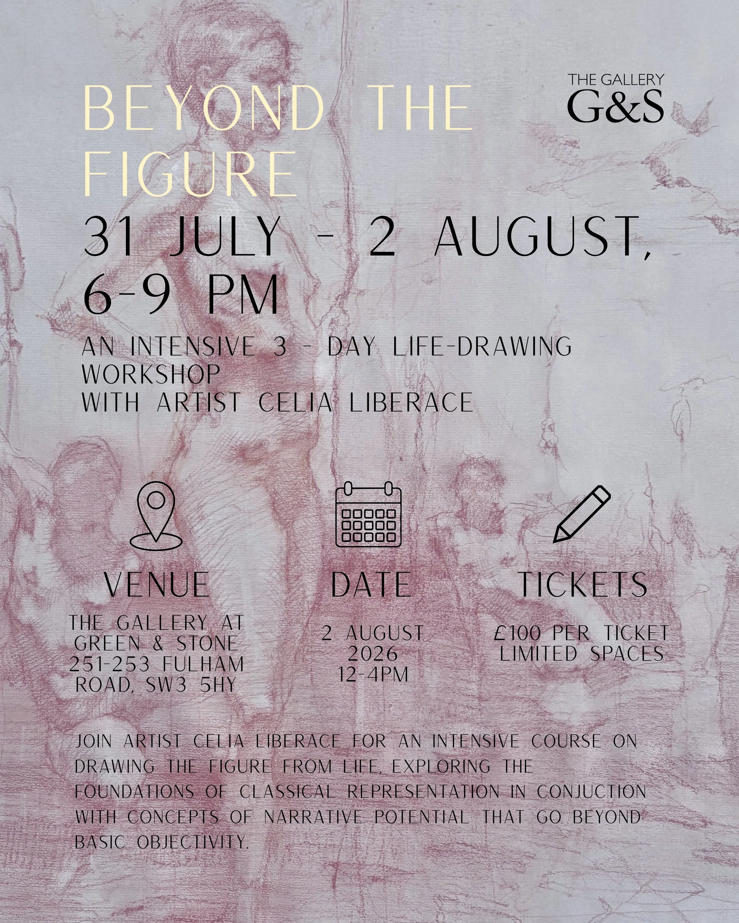 ‘Beyond the Figure’: An Intensive Life Drawing Workshop with Celia Liberace