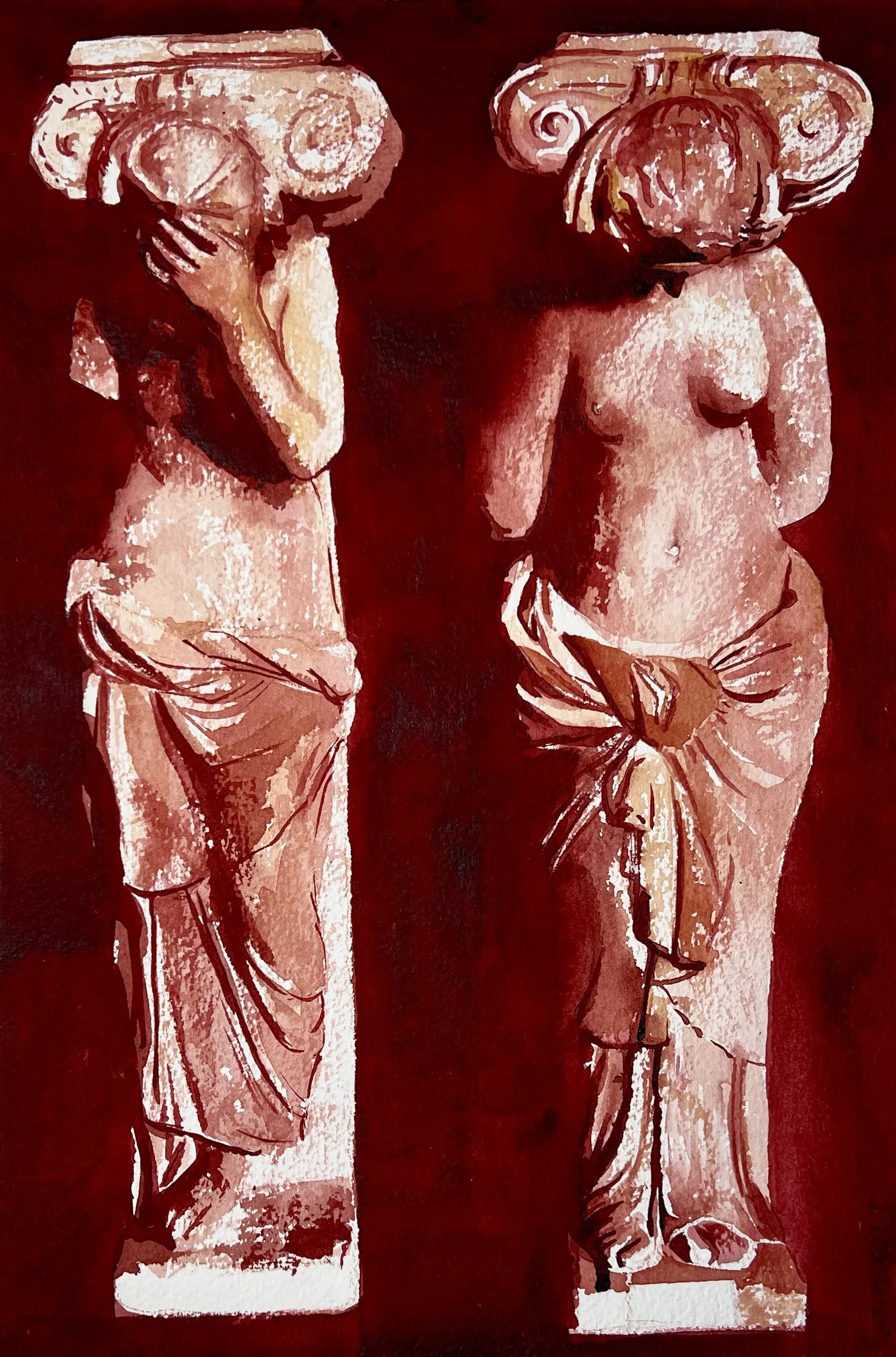 Alex March, Caryatids I, 101849.jpg