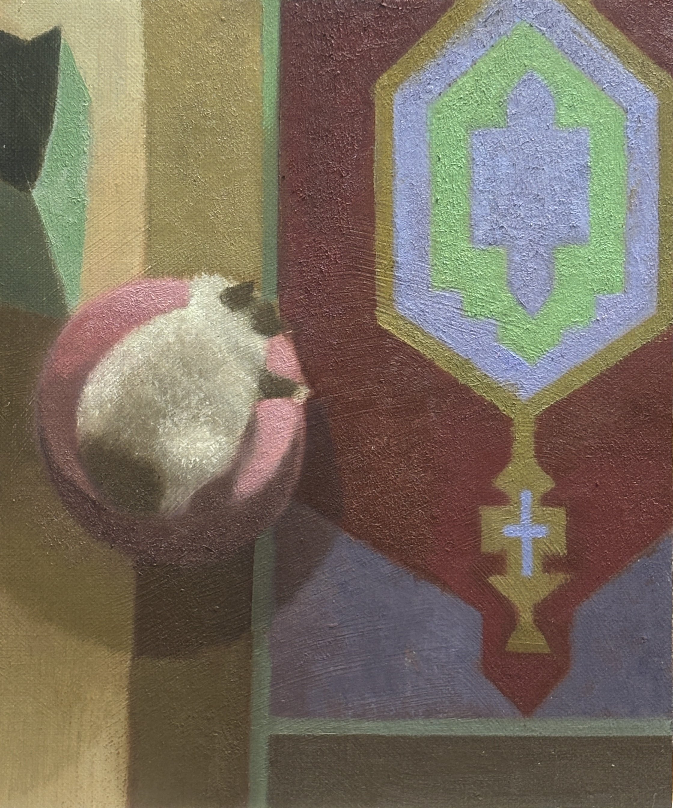 Michelle Maddox, Myrtle on a Cushion, 2026