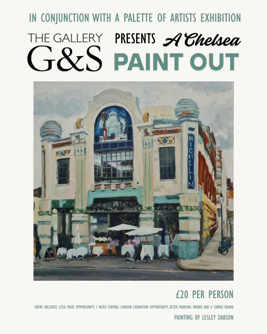 'A Chelsea Paint Out', hosted by Green & Stone in collaboration with A Palette of Artists